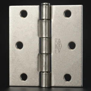 BISAGRA COMÚN 3X3 ACERO INOXIDABLE NEGRA Bisagra Común 3X3 Nudo Acero Inoxidable Par