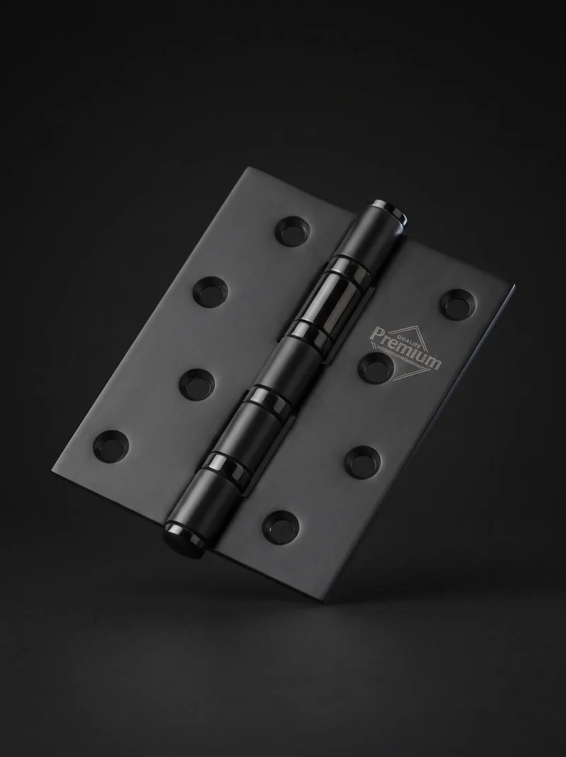 Bisagra Común 4X3 Acero Inoxidable Negra