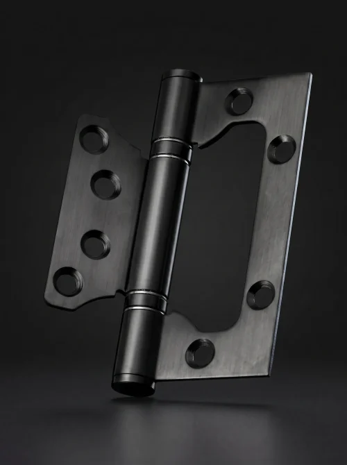 Bisagra OMEGA 4X3 Acero Inoxidable Negra