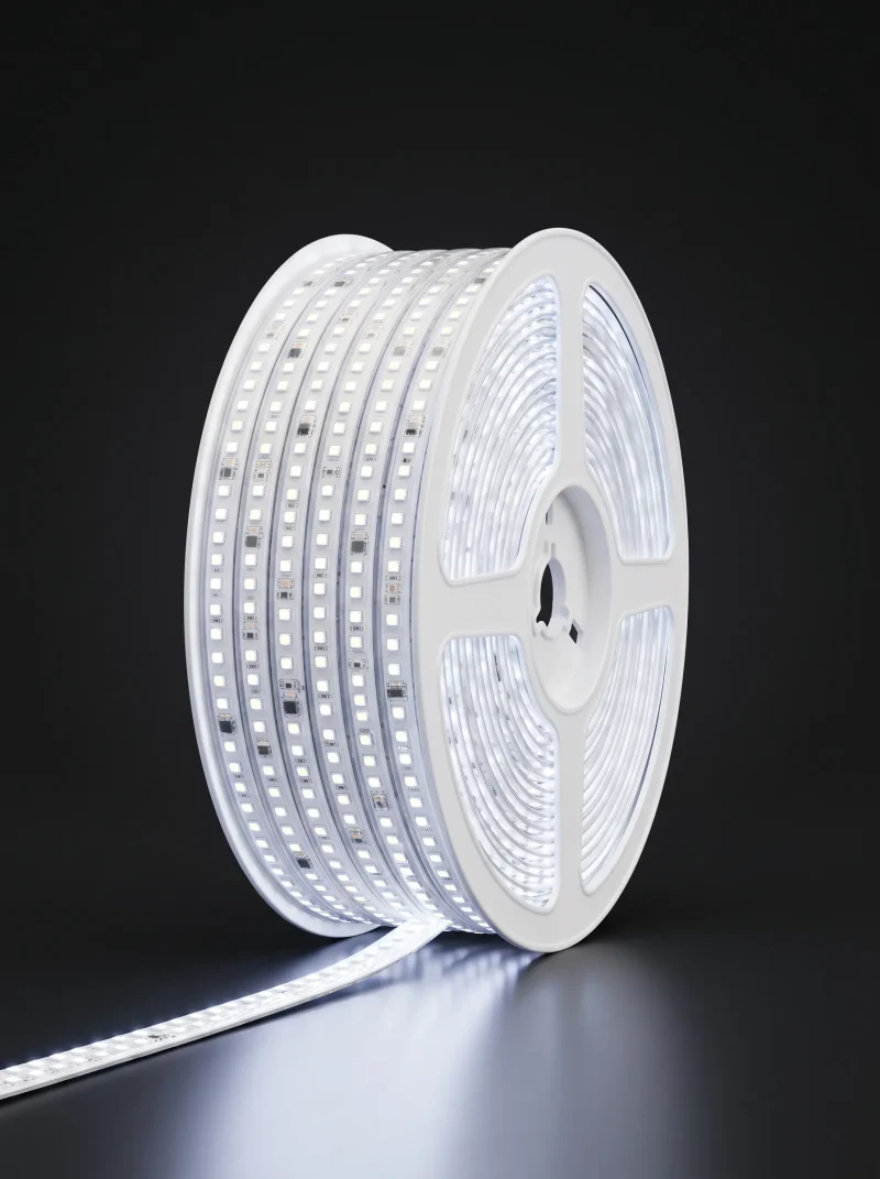 LUZ LED 110 V ADHESIVA BLANCA X MT O ROLLO Luz LED 110V Adhesiva Blanca