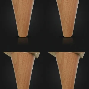 Pata Madera Cónica
