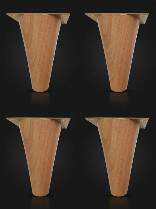 Pata Madera Cónica
